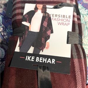 Ike Behar Reversible Fashion Wrap OS NWT